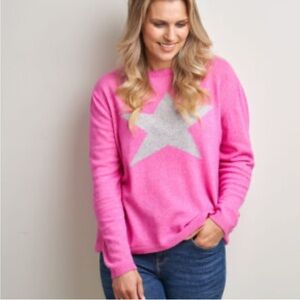 Italian cashmere-blend sweater, new without tags, size large